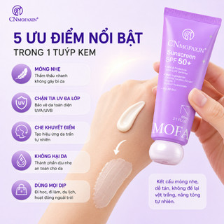 【Xả kho】Kem chống nắng che khuyết điểm dịu da CNMOFAXIN 60ml【27.3】