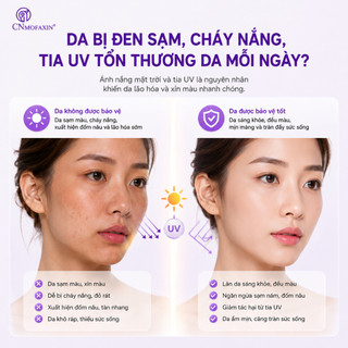 【Xả kho】Kem chống nắng che khuyết điểm dịu da CNMOFAXIN 60ml【27.3】