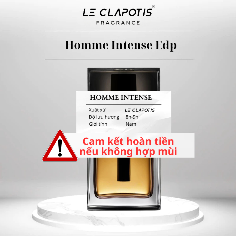 Nước hoa nam Homme Intense EDP phong cách Quyến rũ, Thu hút dung tích 10ml