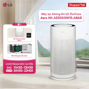 Máy lọc không khí LG PuriCare Aero Hit AS35GGW10.ABAE cảm biến bụi mịn, khử mùi hiệu quả, Bảo Hành Chính Hãng 12 Tháng