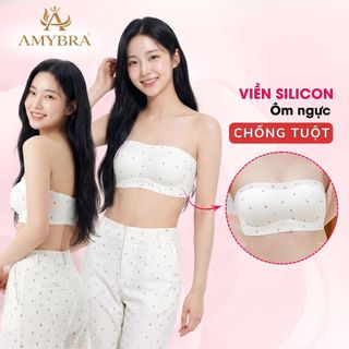 Áo Ngực Nữ AMYBRA Mút 1.5Cm Không Dây Chống Tuột – Áo Quây Nữ Đúc Su Không Gọng Cúp 3D Gom Ngực A620