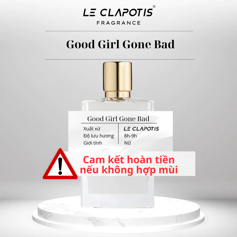 Nước hoa nữ Good Girl Gone Bad (Rắn Trắng) EDP Bad phong cách Sang trọng, Tinh tế, Quyến rũ