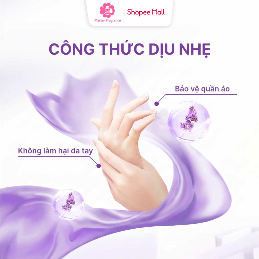 Nước giặt xả Liby hương Lavender hoa Oải Hương, Nước giặt thơm lâu an toàn cho bé (Can 2.6KG Tặng Thêm 380G)