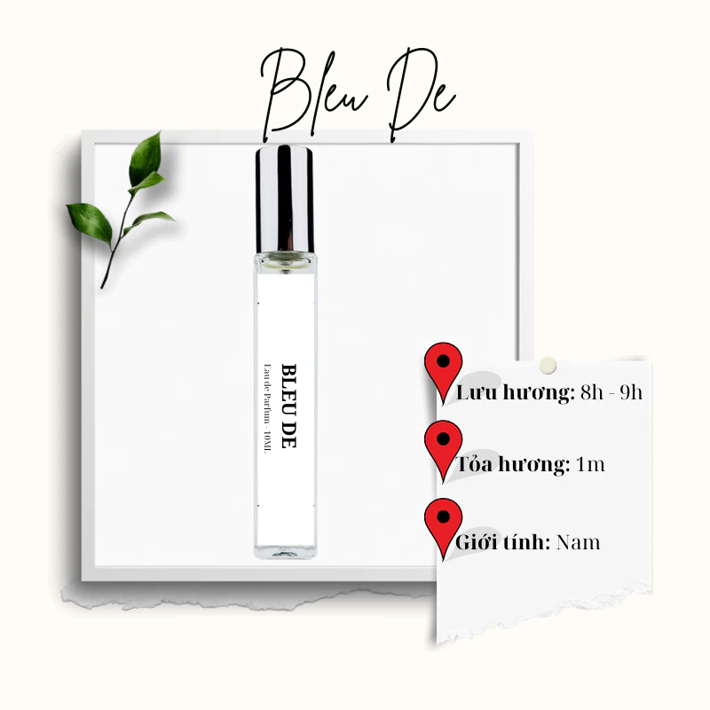Nước hoa nam Bleu De EDP | Nước hoa phong cách Lịch Lãm, Sang Trọng