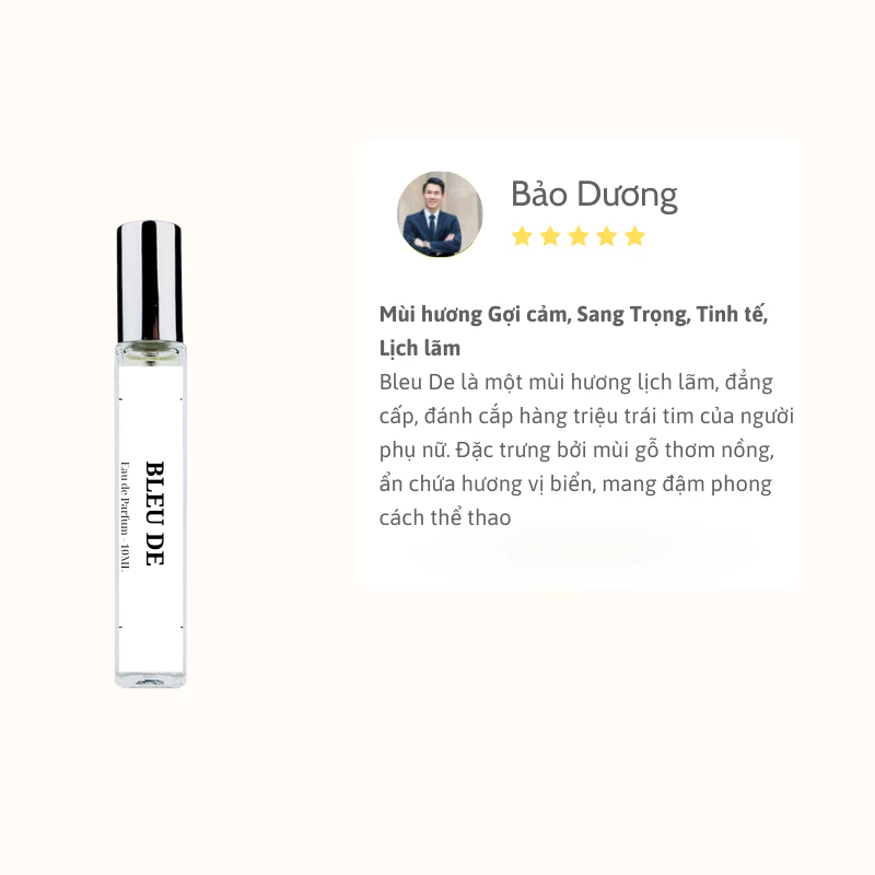 Nước hoa nam Bleu De EDP | Nước hoa phong cách Lịch Lãm, Sang Trọng