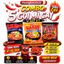 MÌ CAY SASIN VỊ KIM CHI + SOYUM + TRỘN + 5 GÓI XỐT ỚT ĐỘ 10G.