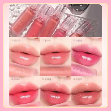 [ĐỦ MÀU] Son Tint Bóng Peripera Ink Bare Water Tint CHÍNH HÃNG cindy hằng