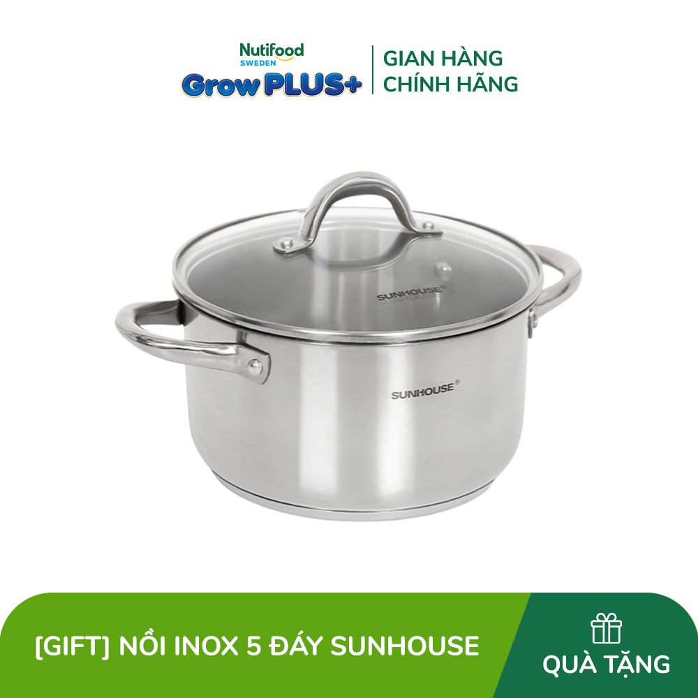 [Gift A2] Nồi inox 5 đáy Sunhouse