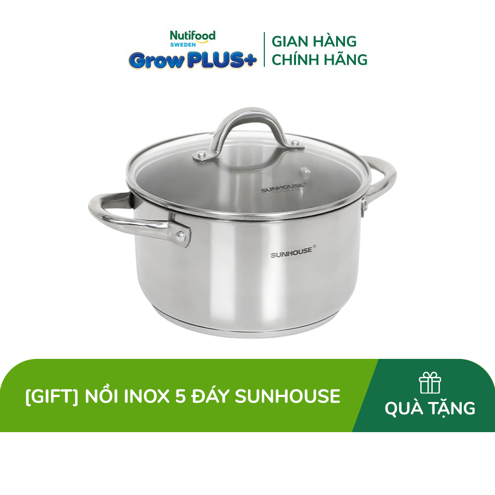 [Gift A2] Nồi inox 5 đáy Sunhouse