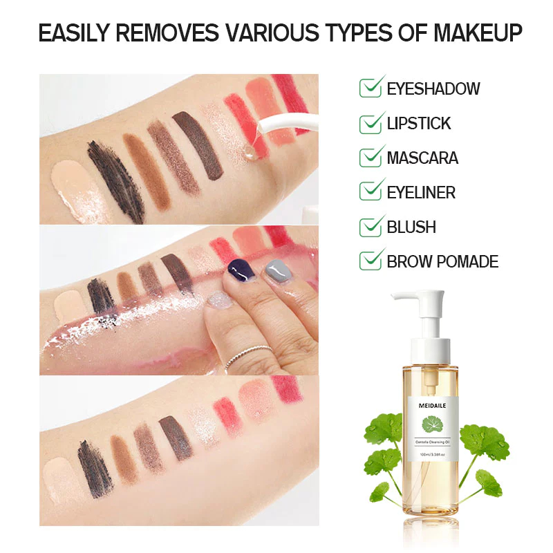 Dầu làm sạch MEIDAILE Centella Máy loại bỏ trang điểm nhẹ nhàng cho da nhạy cảm 100ml