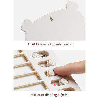Bảng Ghi Chú Đa Năng LoviOffice 3815 Để Bàn - Khay Đựng Giấy Ghi Nhớ Lập Kế Hoạch Công Việc, Decor Bàn Học Ngăn Nắp