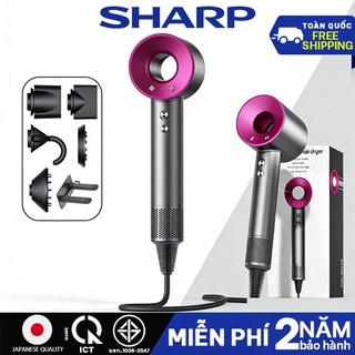 Bảo hành 24 tháng - Máy sấy tóc Plasma 2 chiều nóng lạnh - ion chống xơ rối, sấy nhanh trong 3 phút -Tặng đầu sấy