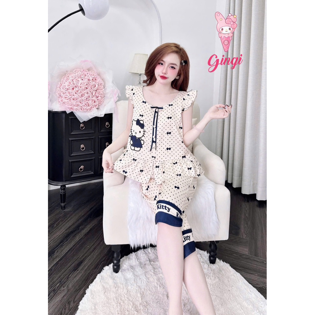 (12042026)Lửng cổ V tay tiên size 40-60kg,lụa latin mềm nhẹ mát