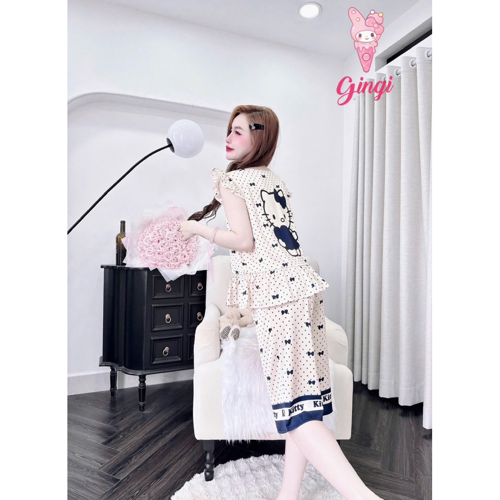 (12042026)Lửng cổ V tay tiên size 40-60kg,lụa latin mềm nhẹ mát