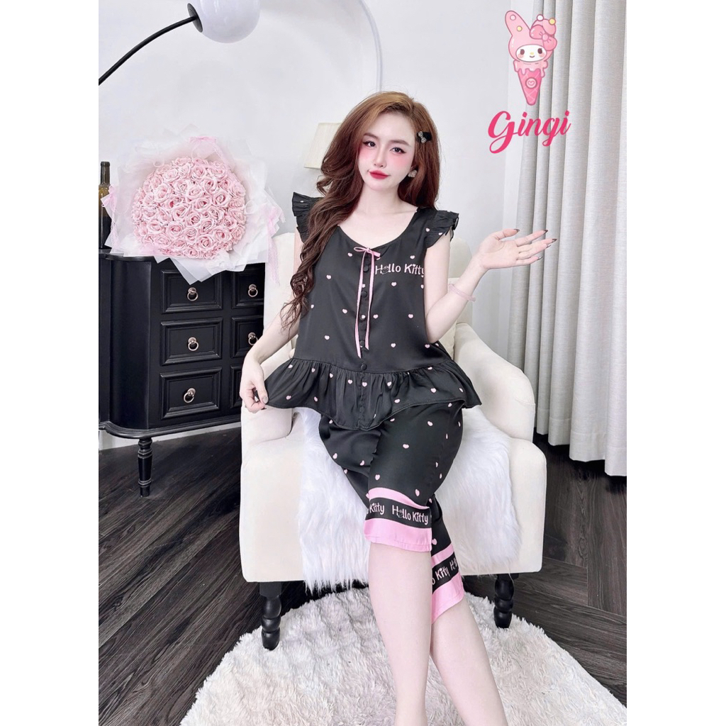 (12042026)Lửng cổ V tay tiên size 40-60kg,lụa latin mềm nhẹ mát