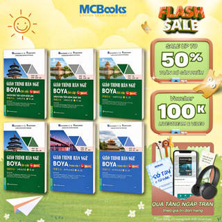 Sách - Combo Giáo Trình Hán Ngữ BOYA Sơ cấp 1,2 & Trung cấp 1 – Phiên bản 3 HSK 9 cấp - MCbooks