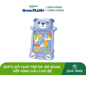 Bộ bảng xếp hình gấu cho bé