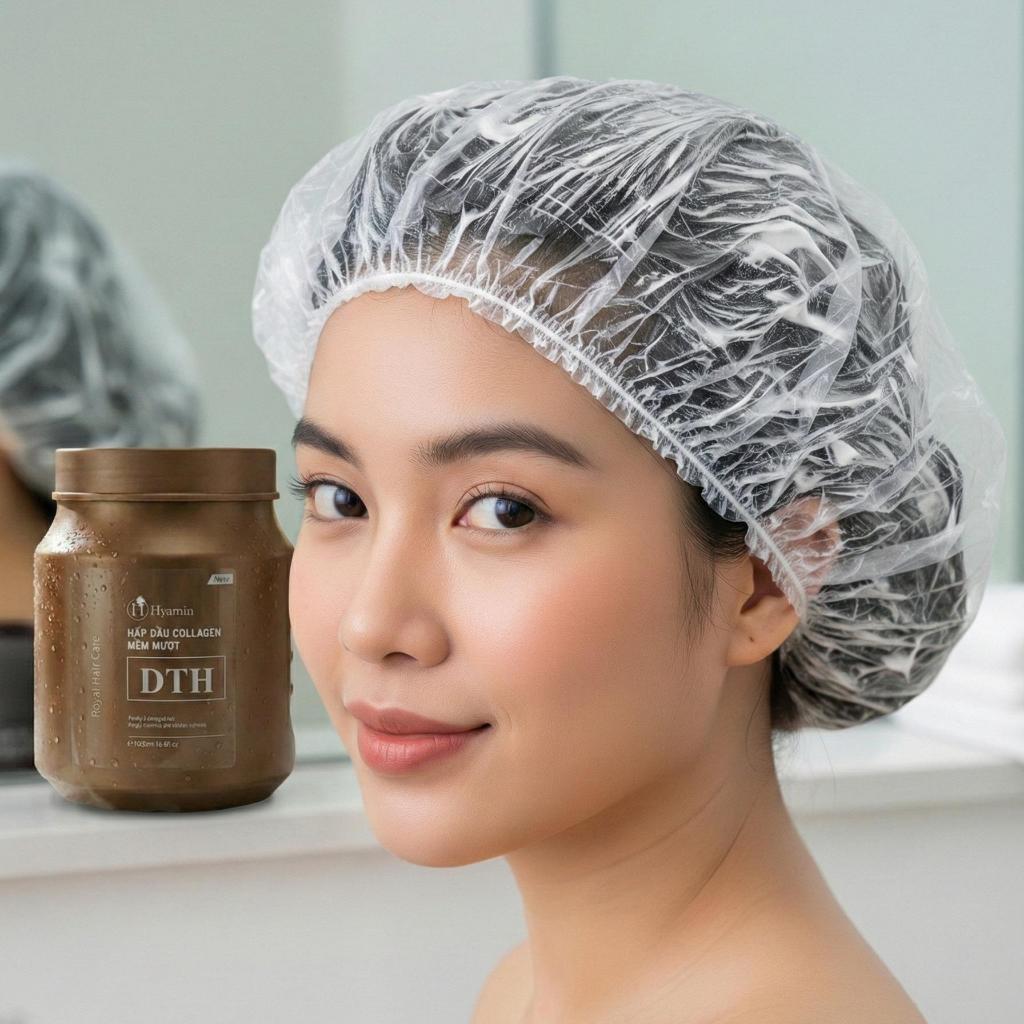 Dây thun cột tóc và mũ trùm đầu Hyamin