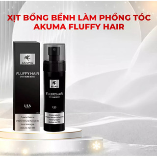 (SALE 7-7) Gôm xịt tạo phồng tóc AKUMA FLUFFY HAIR 120ml, tóc bồng tự nhiên, giữ nếp nhẹ, không bị bết [HÀNG CHÍNH HÃNG]