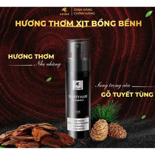 (SALE 7-7) Gôm xịt tạo phồng tóc AKUMA FLUFFY HAIR 120ml, tóc bồng tự nhiên, giữ nếp nhẹ, không bị bết [HÀNG CHÍNH HÃNG]