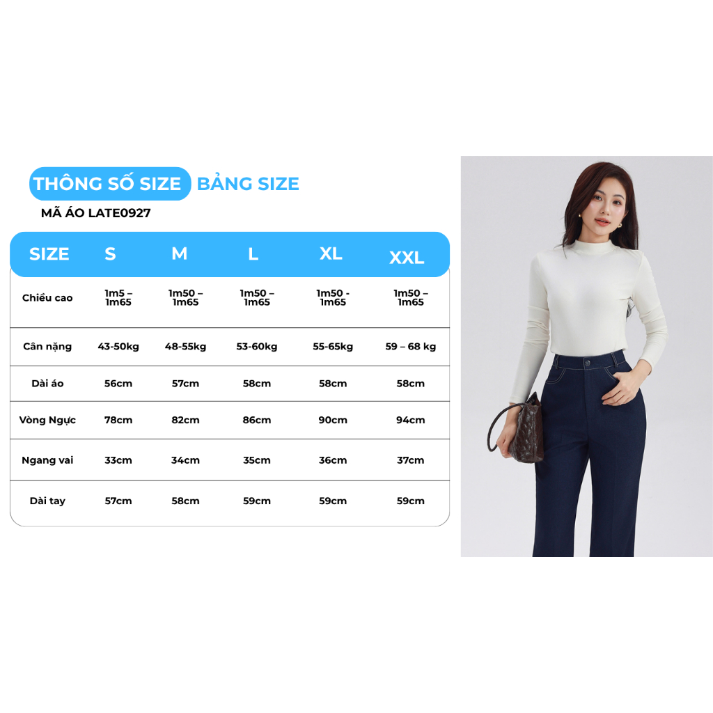 Áo Thun Nữ Dài Tay GUMAC Form Slim Cổ Cao Ôm Vừa Tôn Dáng Chống Nắng LATE0927