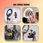 Đèn Livestream Quay Video Chụp Ảnh RL18 45CM -- Giải Pháp Ánh Sáng Cho Người Mới Bán Hàng Online Và Sáng Tạo Nội Dung — ảnh 3