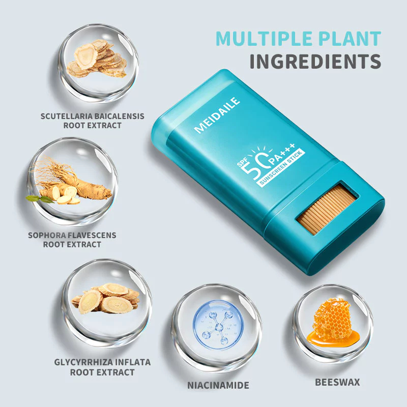 MEIDAILE Matte Oil Control Sun Stick chống mồ hôi UV bảo vệ chống nắng cho sử dụng hàng ngày