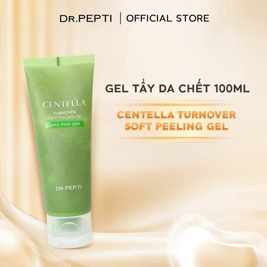 Tẩy Tế Bào Chết Dr.Pepti Centella Turnover Soft Peeling Gel AHA PHA LHA 100ml