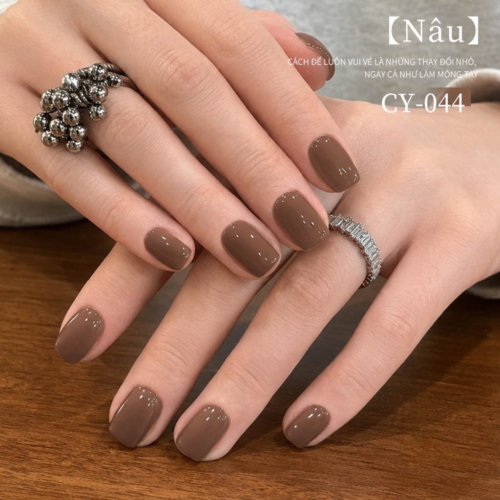 XEIJAYI 40ml - Sơn móng tay dạng gel màu nâu cà phê dung tích lớn, thích hợp cho các tiệm làm móng.