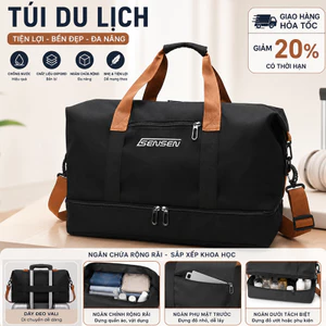 Túi du lịch có ngăn đựng giày, túi xách hành lý có ngăn đựng đồ ướt, túi xách du lịch đựng đồ đi du lịch.2833