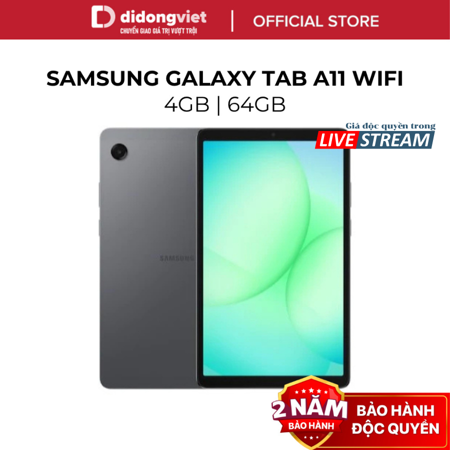 Máy tính bảng Samsung Galaxy Tab A11 WiFi