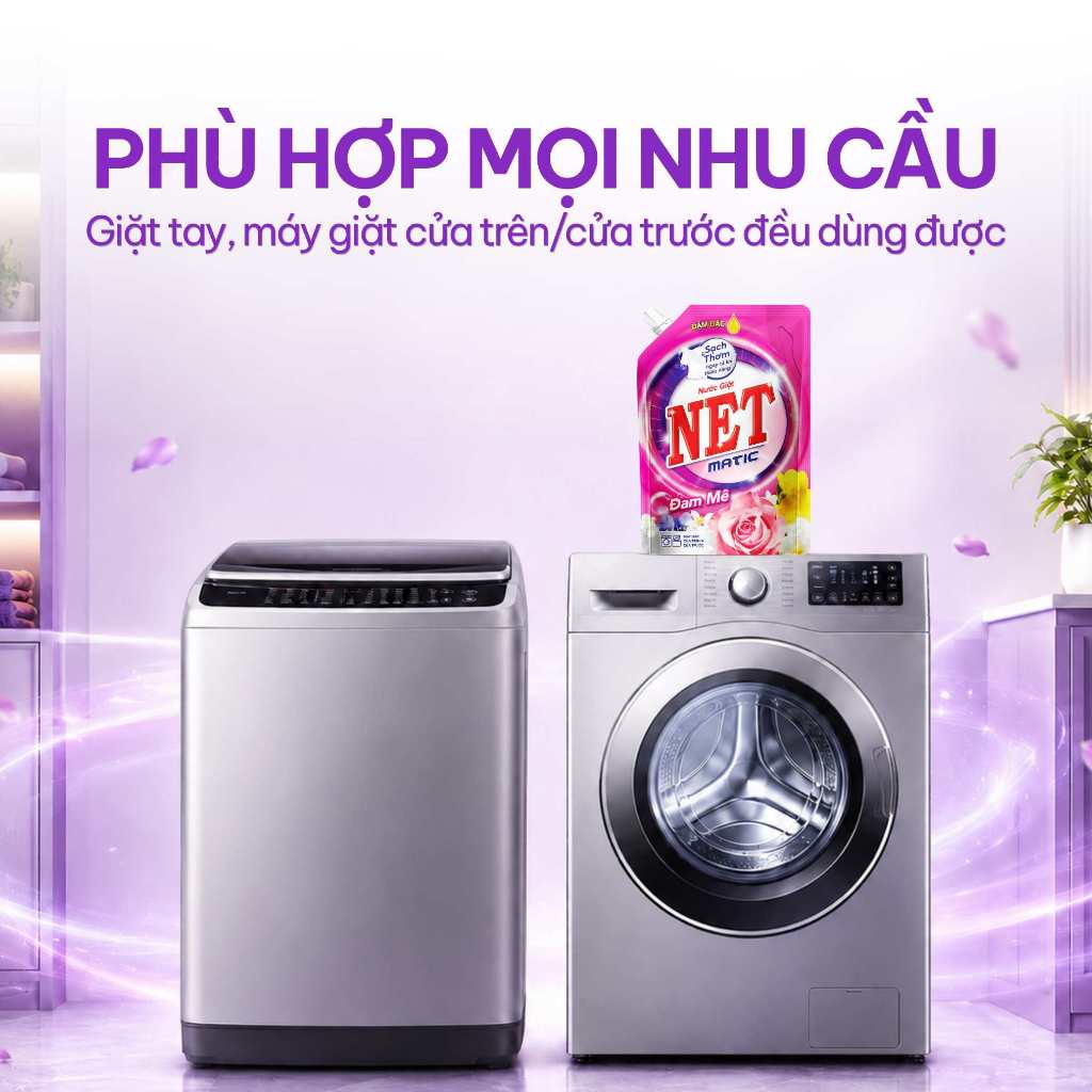 Nước giặt NET Matic túi x 3kg