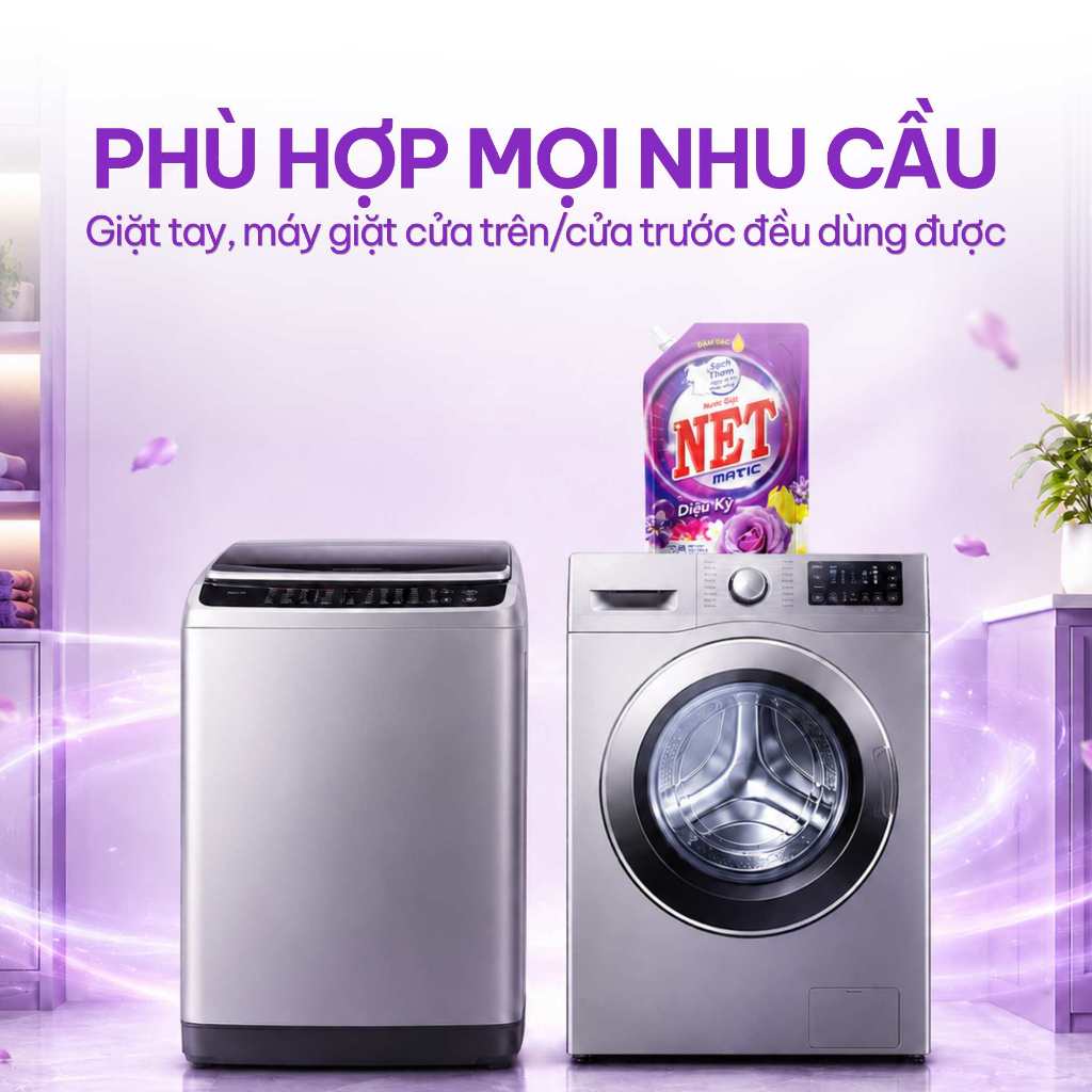 Nước giặt NET Matic túi x 3kg