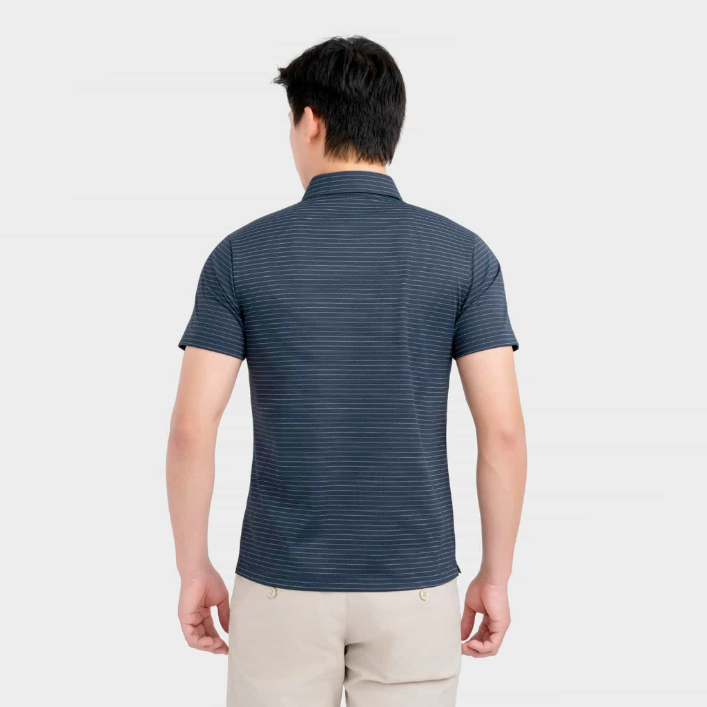 Áo Polo ngắn tay nam Insidemen dệt Jacquard cổ dán cao cấp hiện đại, tinh tế dáng Regular Fit IPS121MAH0