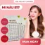 LeeVelvetLashes-MI NÂU B17-mi muse-sợi mi mảnh, tự nhiên, màu sắc nâu tây