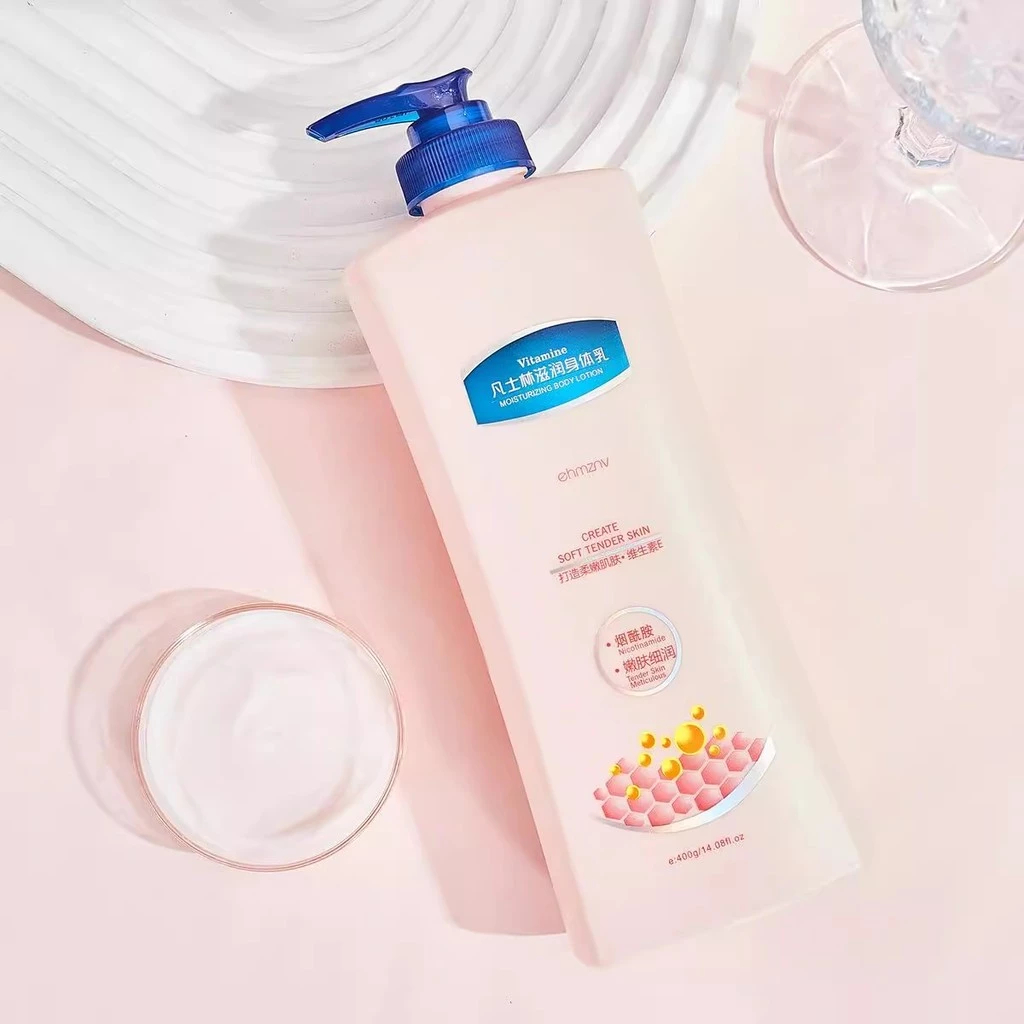 Gói đôi 400g Vaseline Vitamin Body Lotion, Vitamin E hydrating lotion cho tất cả nam giới phụ nữ da gia đình