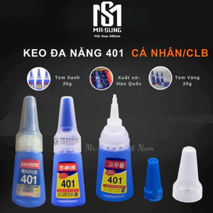 Keo Đa Năng 401 Hàn Quốc - Dán Hầu Hết Vật Liệu - Dùng Cho Cơ Bida Siêu Chắc - MR SUNG VIỆT NAM