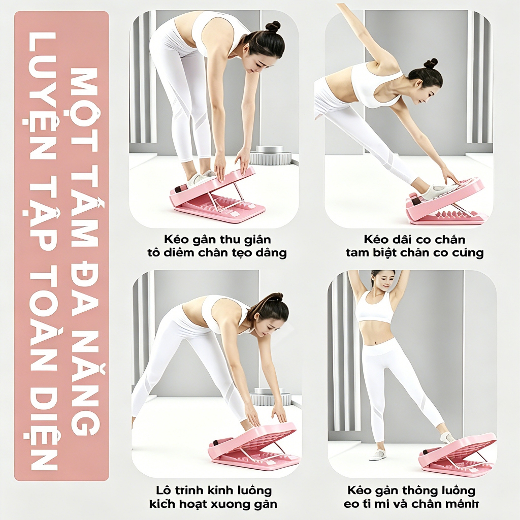 Bảng Nghiêng Định Hình Chân Dụng Cụ Tập Gym, Yoga, Kéo Giãn Cơ Làm Thon Gọn Bắp Chân Dáng Chuẩn