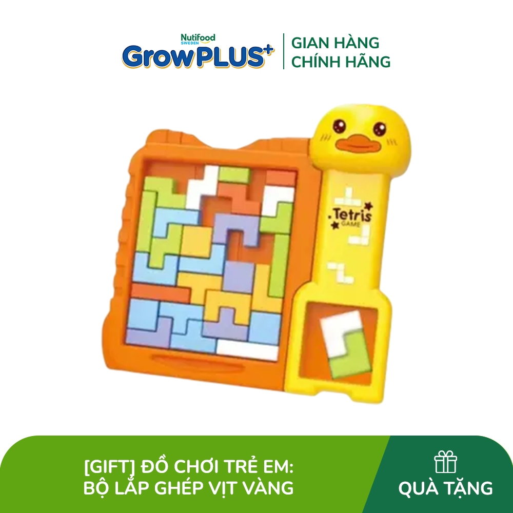 [Gift A2] Bộ bảng xếp hình vịt vàng cho bé