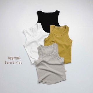 Áo sát nách cho bé Batala Kids, ÁO BA LỖ COTTON cho bé từ 8-25kg AOSATNACH
