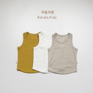 Áo sát nách cho bé Batala Kids, ÁO BA LỖ COTTON cho bé từ 8-25kg AOSATNACH