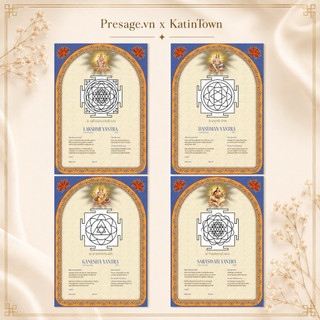 [Presage.vn] Kinh Yantra - Combo 12 tờ