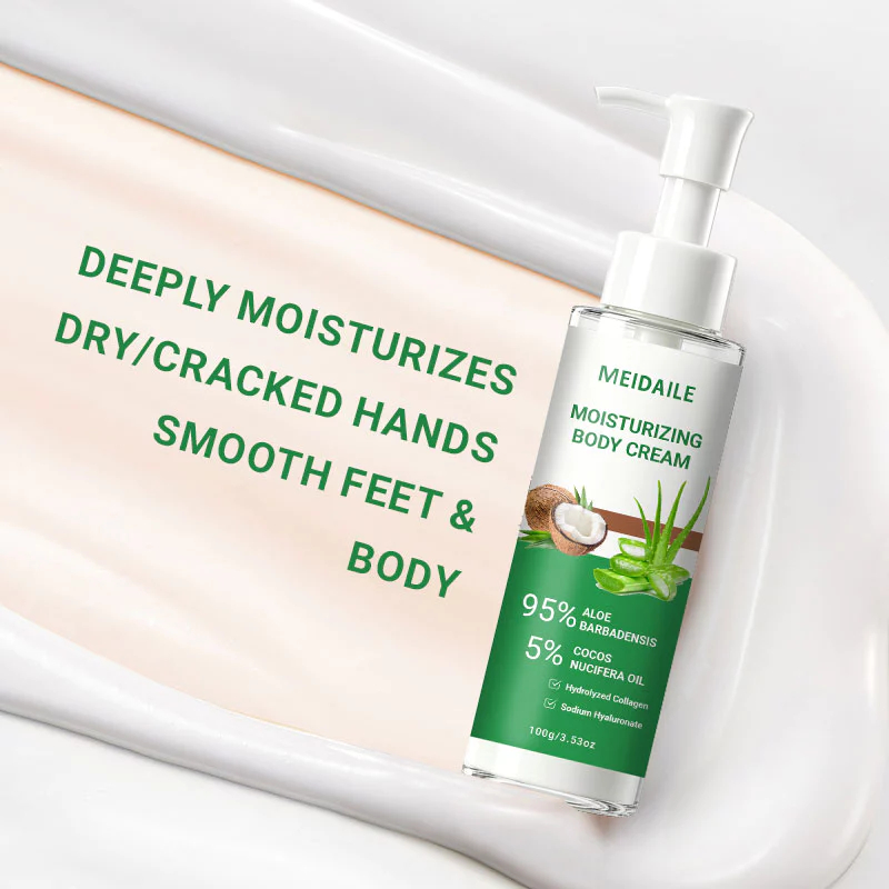 MEIDAILE Tất cả các loại da Bộ dưỡng ẩm cơ thể MEIDAILE Dầu dừa Aloe Vera Bộ làm mềm da lâu dài