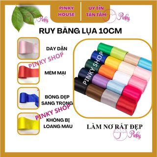 Ruy Băng Lụa 10cm 15cm 20cm Satin Vải Cuộn 22 Mét Đa Dạng Màu Sắc | Làm Phụ Kiện Handmade, Kẹp Tóc, Làm Nơ, Gói Hoa