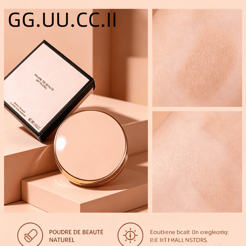 Phấn phủ GG.UU.CC.II nén Mat Naturel 10g/Kiềm dầu tốt/da mịn nhẹ/không mốc nền 5g