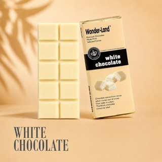 Socola Thanh Trắng Wonder-Land White Chocolate tan mượt Tròn Vị Ăn Vặt chia sẻ tiện lợi Hàng Ngày