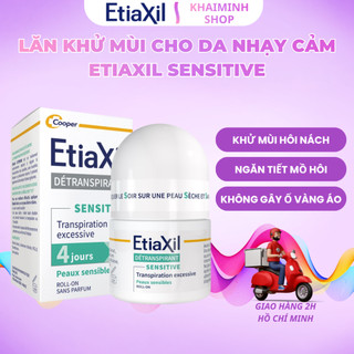 (Hỏa tốc HCM) Lăn Khử Mùi EtiaXil Nhãn Xanh Cho Da Nhạy Cảm 15ml