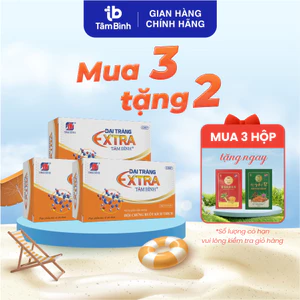3 hộp Đại tràng Extra Tâm Bình - Hỗ trợ giảm triệu chứng của viêm đại tràng, bảo vệ niêm mạc đại tràng