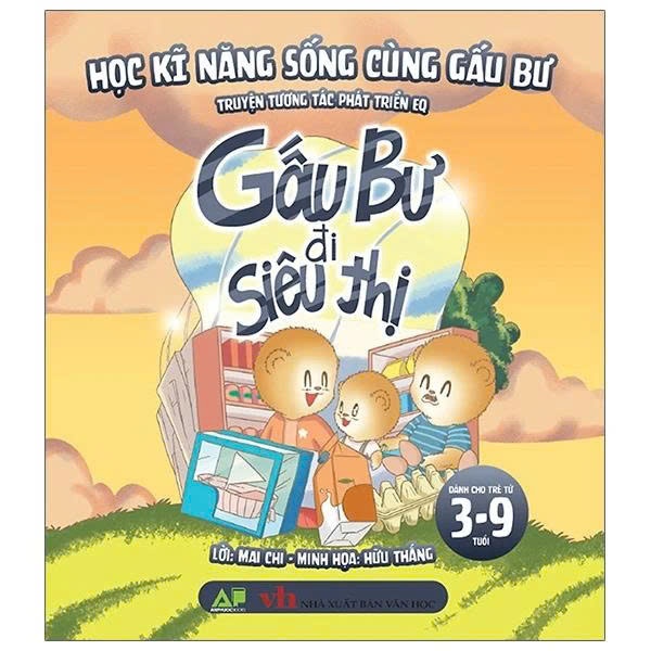 Bộ Sách Học Kỹ Năng Sống Cùng Gấu Bư cho bé 3-9 tuổi - An Phước Books