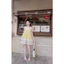 Đầm 2 dây babydoll kẻ phối ren tầng